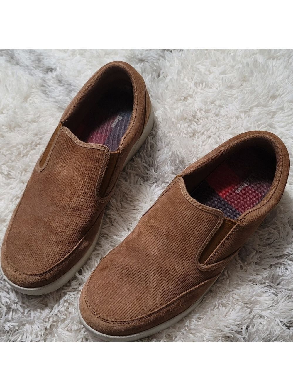 L.L.Bean Men's Suede Slip-On Loafer Shoes Size 11 M